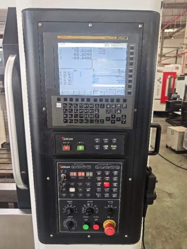 出售台群T-850L加工中心，两线一硬导轨，发那科MFPIUS.