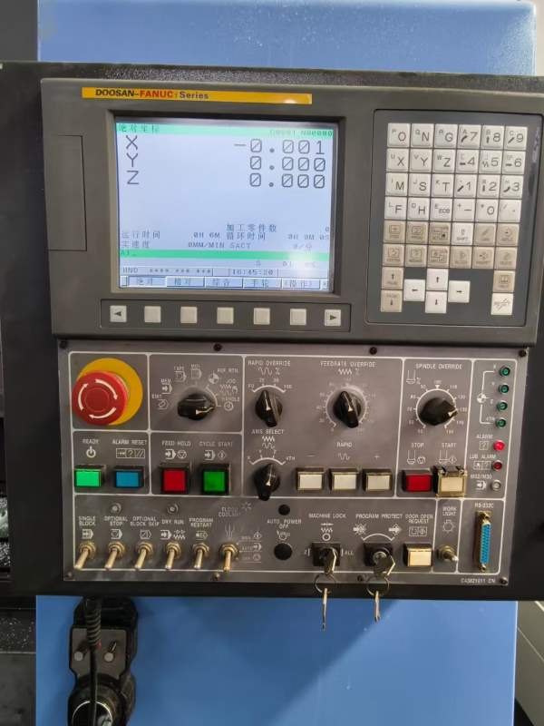 韩国斗山NM415加工中心，法拉科md系统，B T40主轴8000.