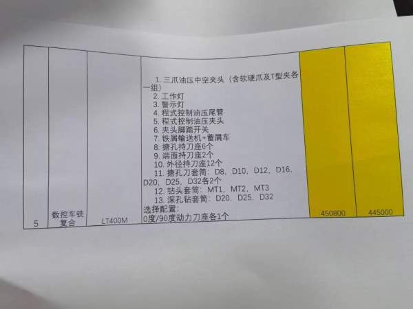 买下几乎全新台湾丽驰LT400M车洗一台、发那克系统（新.
