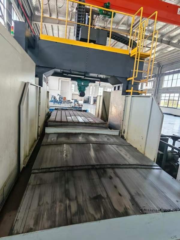 买下宁波海天3023龙门发那科MF系统两线一硬导轨BT50刀.