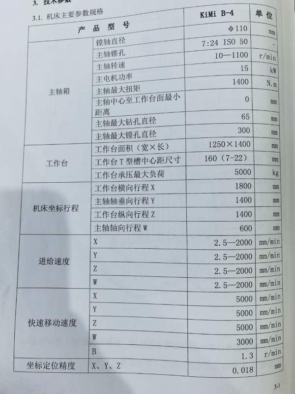 精品昆机KiMiB-4数控镗发那科32i-MODELB系统行程18001.