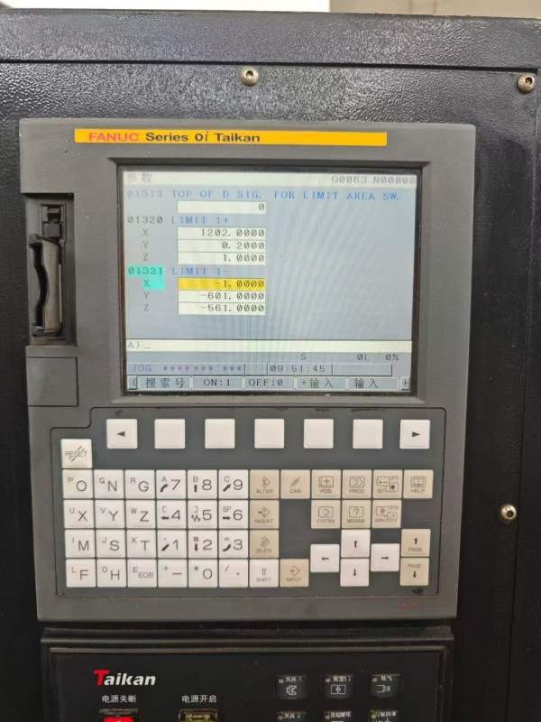 新到一台2018年台群T-1260L加工中心，发那科系统，两.
