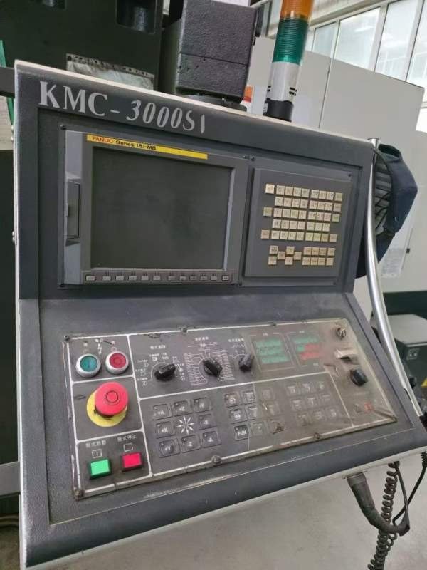台湾高明精机KMC-3000SV龙门加工中心，三轴全硬轨，BT.