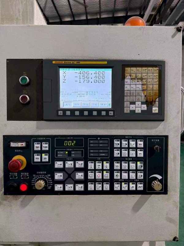 友佳 FV-800A 立式加工中心搭配发那科Oi-MD系统24把刀.