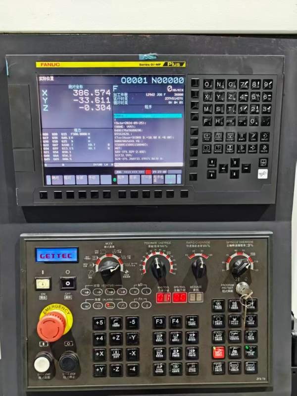 新到一台2023年8月江苏吉德特VMC-855SL重型855加工中.