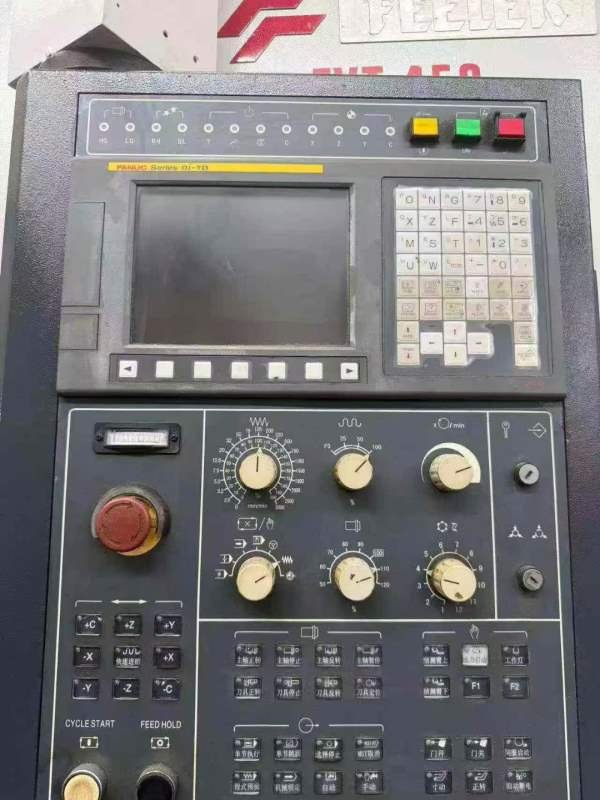 台湾友佳FVT-450数控立车同款六台发那科TD系统，回转.