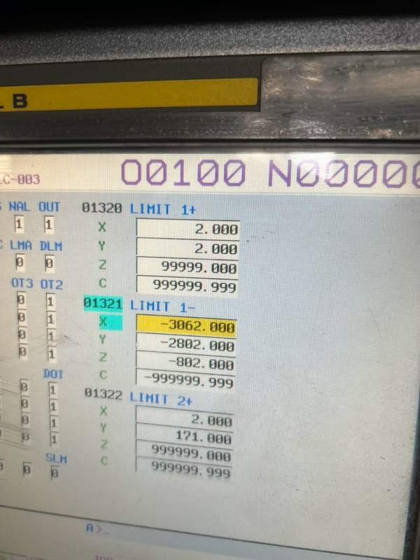 台湾威力ML-428五面体龙门加工中心，工作台2000/4000m.