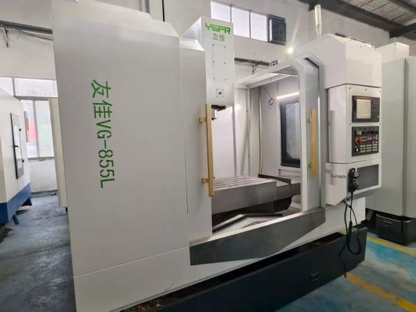 刚到友佳855重型加工中心，发那科mf Plus系统，三轴45.