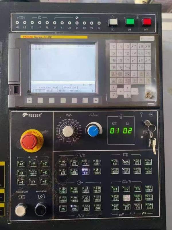 出售台湾友佳FVP-800A立式加工中心、同款2台、发那科M.