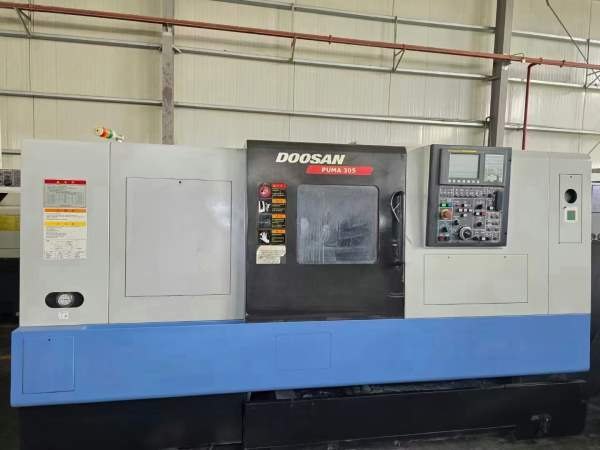 斗山PUMA3050数控车床，车削直径420，车削长度648，发.