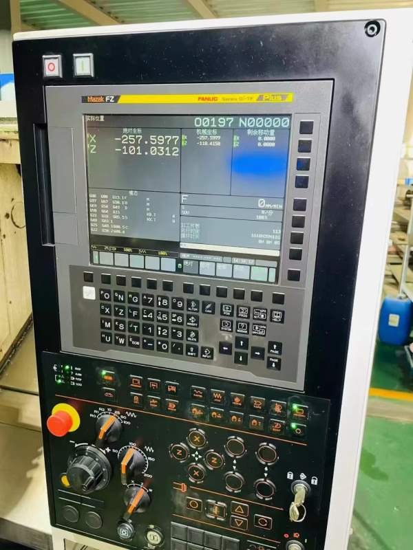 马扎克QTE100L数控车系统：发那科Oi-TFPlus系统配筒夹.