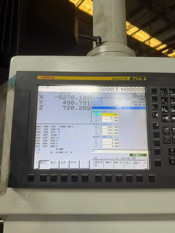 国盛6028T五面体龙门加工中心。工作台尺寸：60002000m.