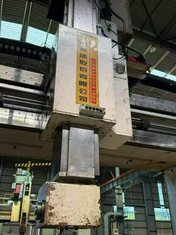 中捷510米重型五面体动柱数控龙门铣，导轨如新 法纳克.