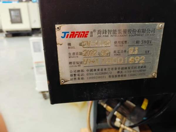 乔峰EV-1160加工中心2022年发那科OI-MF Plus系统台湾.