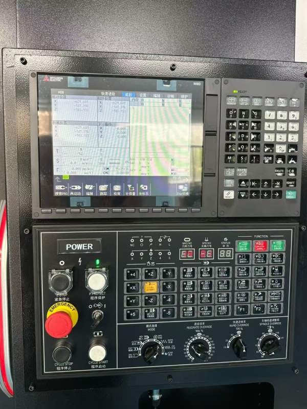 同款2台全新机吉影1160加工中心，三菱M80系统，三轴45.