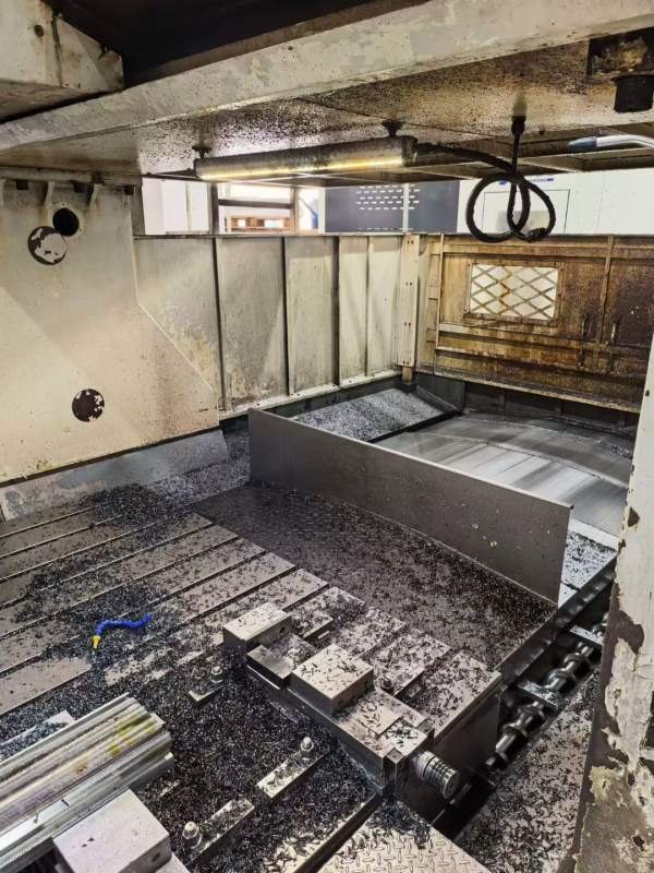 台湾原装福裕3028龙门加工中心发那科18i系统两硬一线.