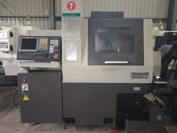 津上325走心机。日本津上走心机B0325-II，发那科系统.