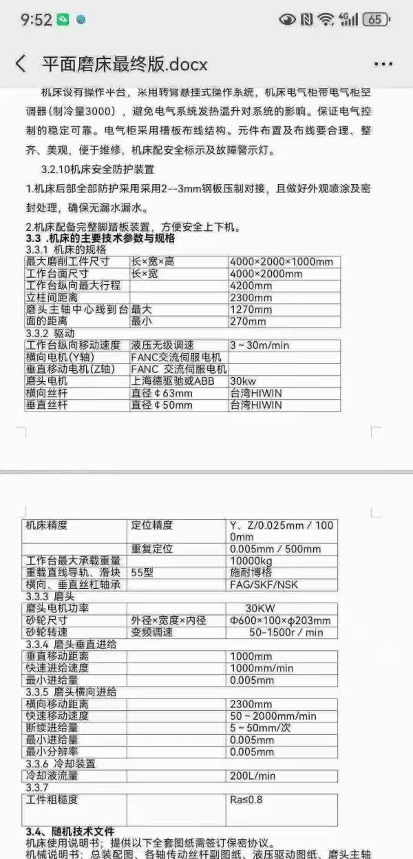杭州4020龙门平面磨床杭州HZ-K4020龙门平面磨，西门子.