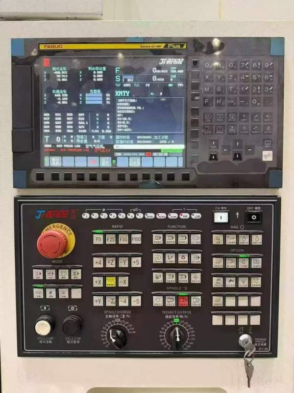 乔锋EV-1160加工中心2023年机床，发那科OI-MFPlus系统.
