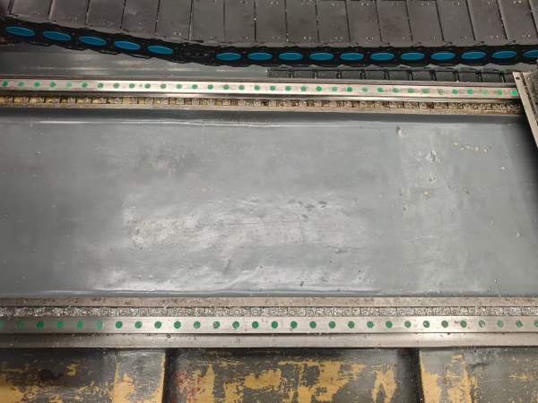 刚刚买下：哈驰4500型材机，bt40主轴，发那科MF Plus.