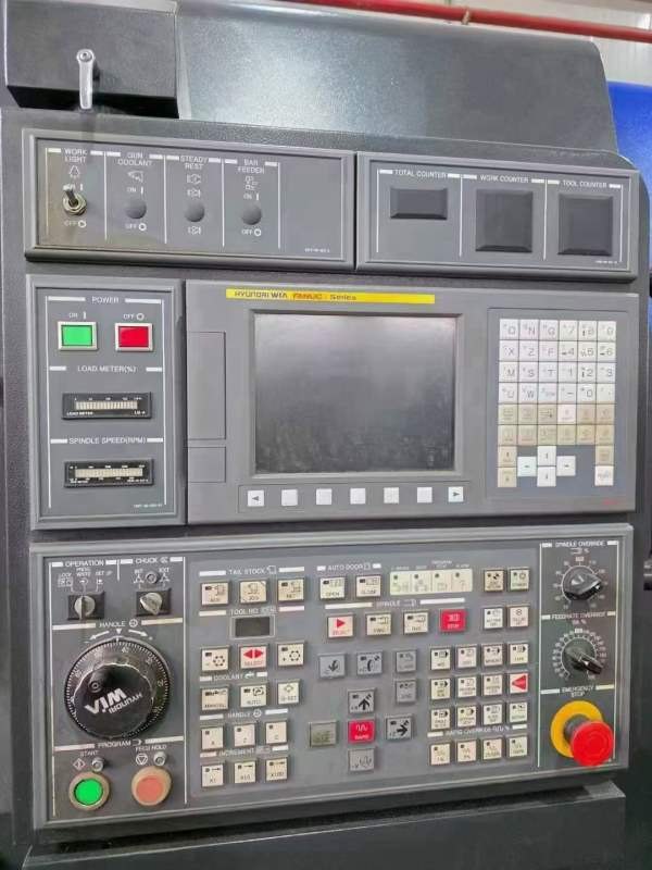 韩国威亚（现代WIA）L400C 重型斜轨数控车45斜床身、.