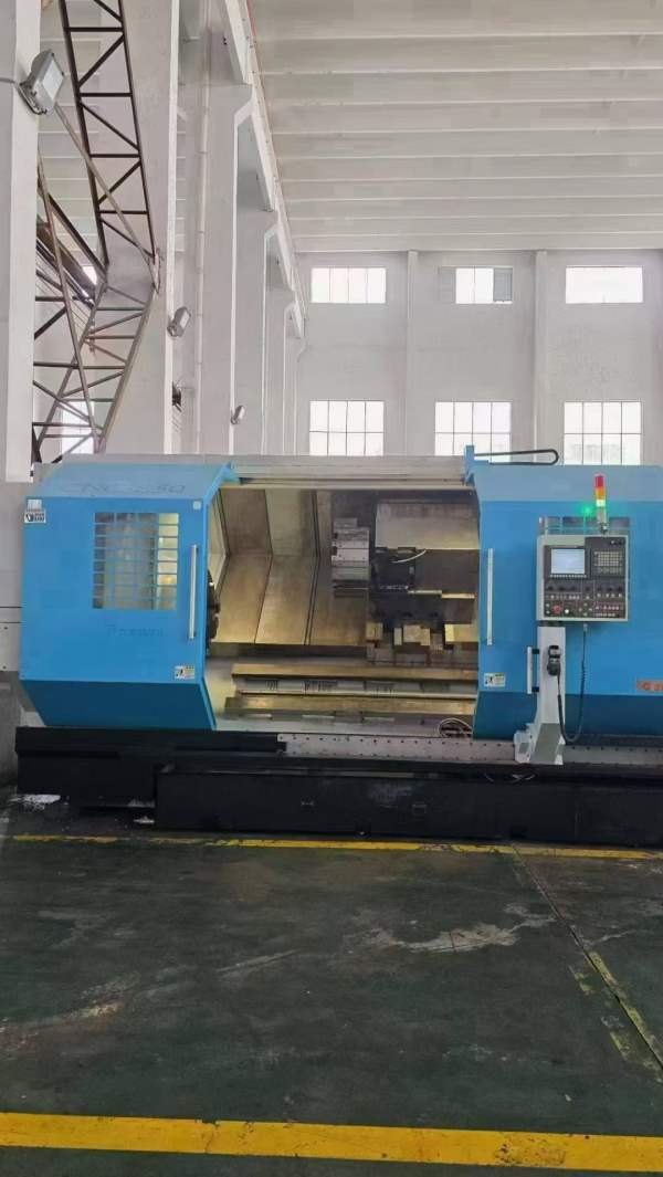 馆螺纹数控车床。台湾原装立仲CNC-S50/3M重切削管螺纹.